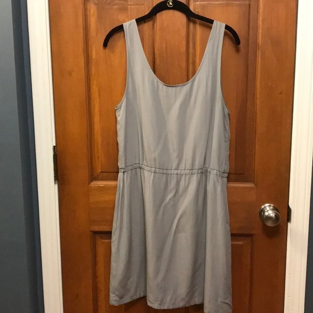 J. CREW Gray Sleeveless Dress Size 8